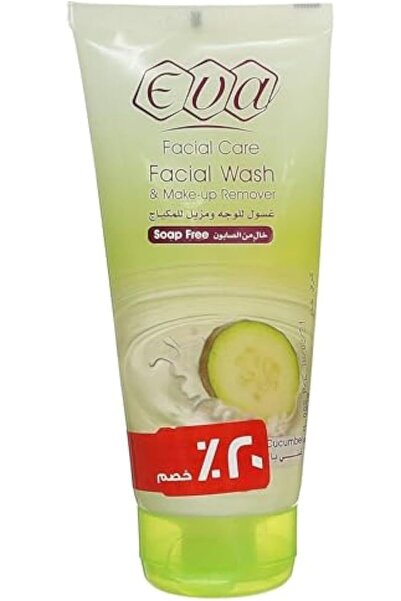 EVA غسول الوجه ومزيل المكياج بالخيار والزبادي للبشرة الدهنية - 150 مل