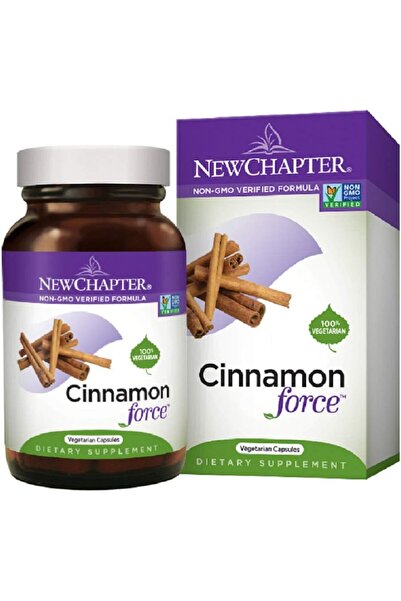 New Chapter Cinnamon Force, 30 Vegetarian Capsules