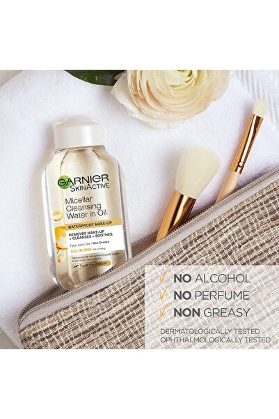 Garnier منظف ميسيلار غارنييه سكين أكتيف المائي المنظف بالزيت 100 مل منظف ميسيلار غارنييه المقاوم للماء