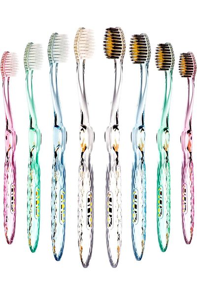 Nano-B Charcoal and Gold Toothbrush, Crystal