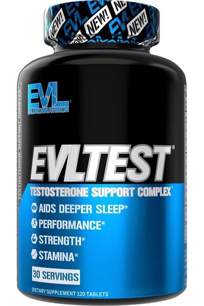 Evlution التغذية EVLTest مجمع دعم هرمون التستوستيرون - 120 قرصًا