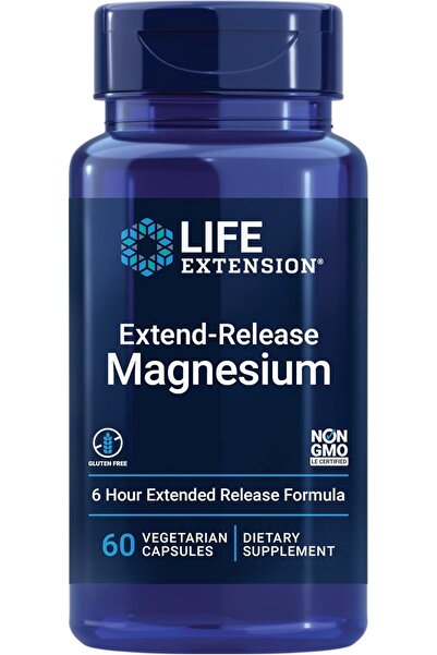 Life Extension Extend-Release Magnesium Vegetarian Capsules (60 Pieces)