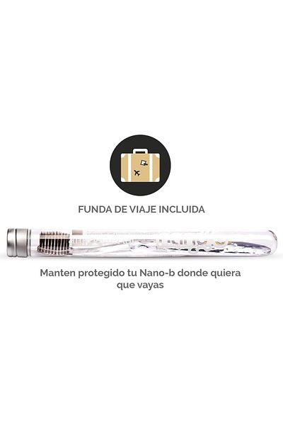 Nano-B Charcoal and Gold Toothbrush, Crystal