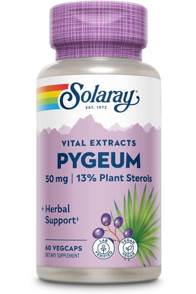 Solaray كبسولات خلاصة البيجيوم الأفريقي 50 ملغ - 60