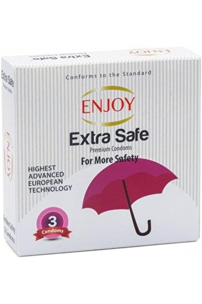 Enjoy Premium Condom Extra Safe, 3pcs