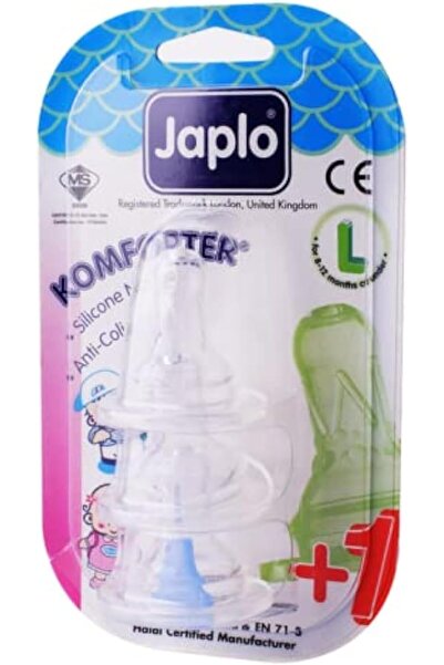 Japlo Baby Feeding Bottle 2 Pieces, Large