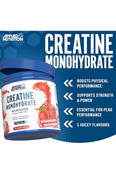 applied nutrition Creatine Monohydrate Micronized, Cherry & Apple, 250 Gm