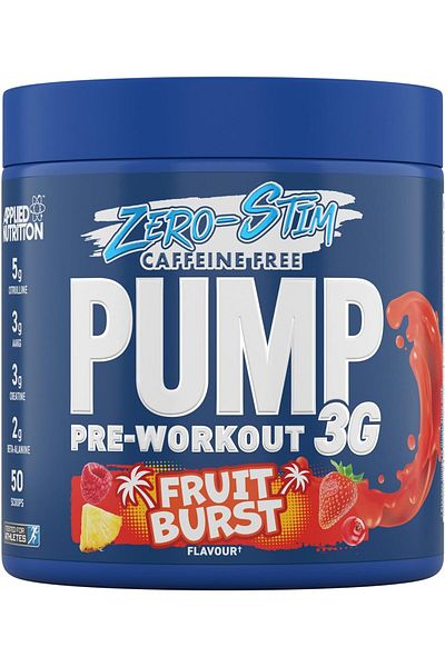 applied nutrition Pump 3G Zero Stimulant, Fruit Burst, 25