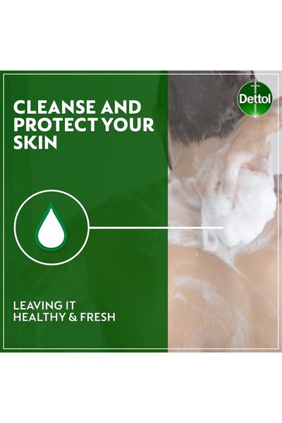 Dettol جل الاستحمام وغسول الجسم للعناية بالبشرة، برائحة الورد وزهر الكرز لحماية فعالة من الجراثيم