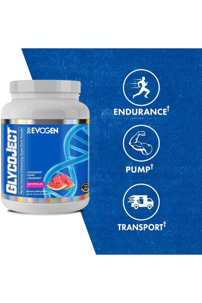 EVOGEN GlycoJect - Super Carb Powder | Rapid Absorption for PreWorkout | Carbohydrate Powder for End