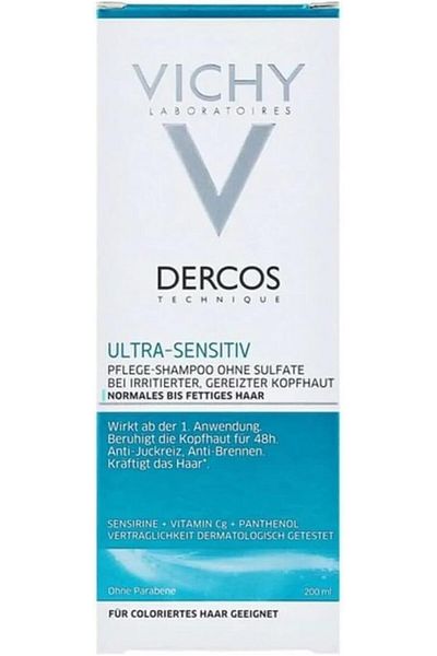 Vichy Vichy Dercos Ultra Soothing Shampoo Normal To Oily Hair - 200 ml