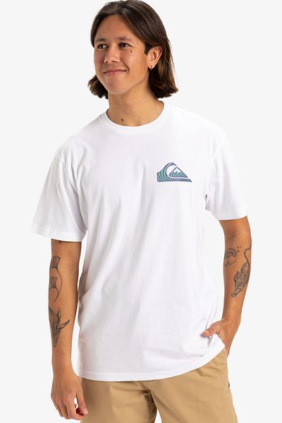 Quiksilver Ανδρικό T-Shirt - Λευκό