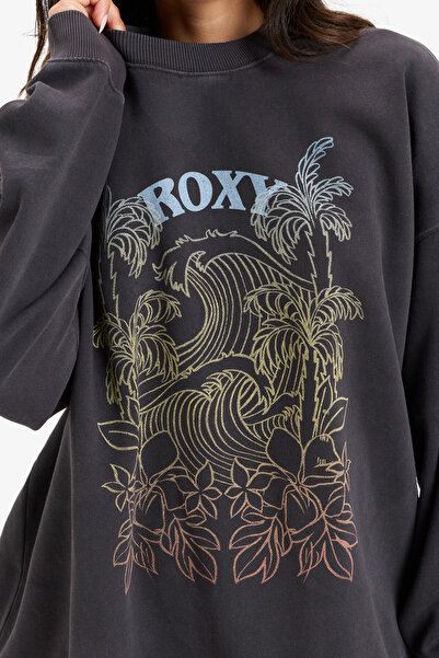 Roxy Dámská mikina Crew Neck – 55 % Algodon 25 % Recyklovaná látka Algodon