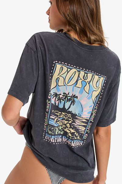 Roxy Kurzärmliges Damen-T-Shirt aus 100 % Bio-Algodon