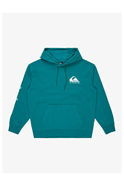 Quiksilver Herren-Pullover-Hoodie – bequemer Schnitt, mehrfarbig, Baumwoll-Polyester-Mischgewebe