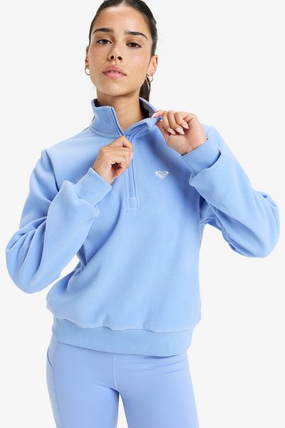 Roxy Poloviční zip pro ženy – kolekce Active, hřejivá tkanina