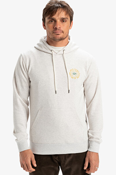 Quiksilver Pullover-Hoodie für Herren – Algodón Polyester Blend, French Terric, Fleece Linen Collar