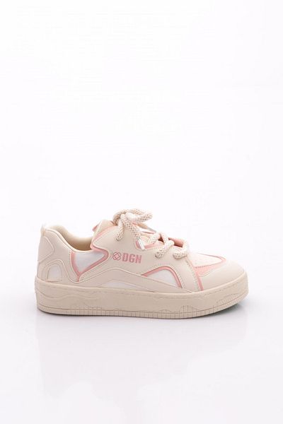 DGN Women's Thick Sole Daily Wear Sport Shoes Sneakers Powder