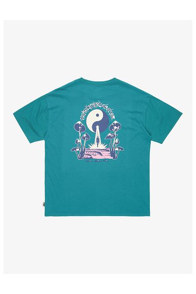 Quiksilver EQYZT08033-BSJ0 T-Shirt - Πράσινο Ουρά