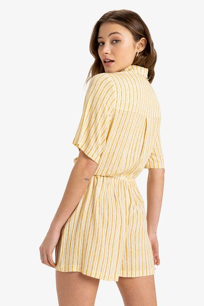 Roxy Strampler für Damen – Viskose-Ripple-Stoff, 130 g/m2, Passform: Relaxed
