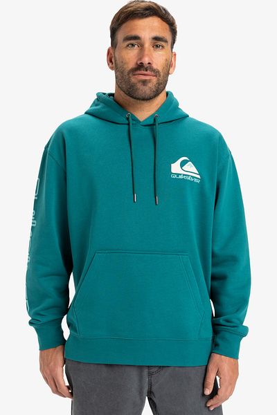 Quiksilver Herren-Pullover-Hoodie – bequemer Schnitt, mehrfarbig, Baumwoll-Polyester-Mischgewebe