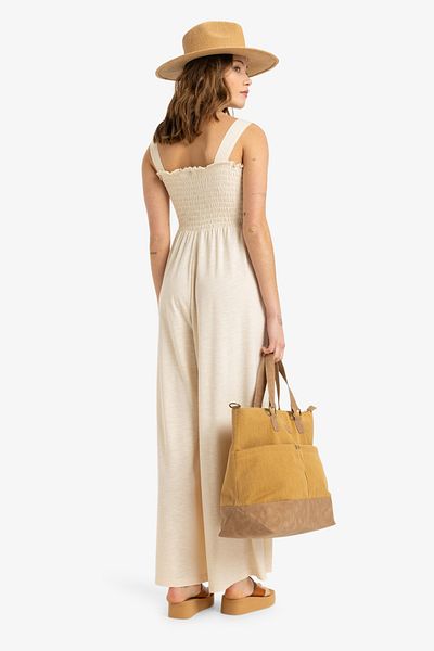 Roxy Dámský overal - Polyester Viskóza Elastan Blend Slub Jerse