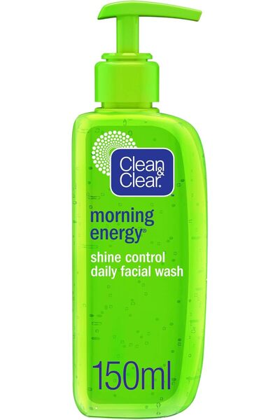 Clean & Clear Daily Face Wash, Morning Energy, Shine Control, 150ml