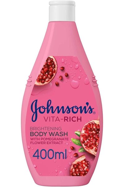Johnson & Johnson Johnson's Body Wash - Vita-Rich, Brightening body wash enriched with pomegranate flower extract and