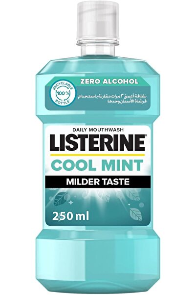 Listerine غسول الفم اليومي بنكهة النعناع المنعش، طعم أكثر اعتدالًا، نكهة النع...