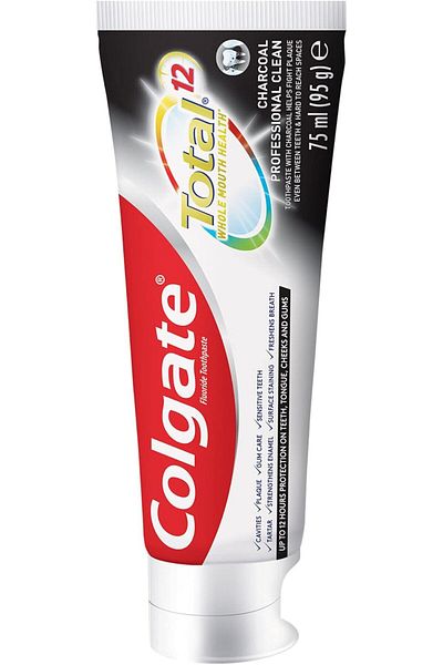 Colgate Total 12 Hour Protection Charcoal Deep Clean Toothpaste, 75 Ml