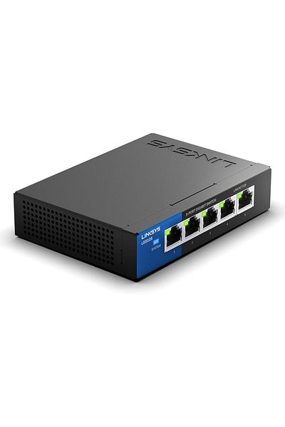 Linksys Lgs105 5-Port Business Desktop Gigabit Ethernet Switch Lgs105-Me-Rtl