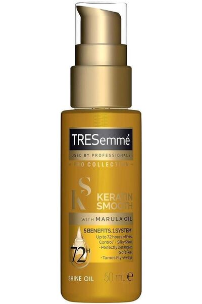 Tresemme زيت شعر تريسمي كيراتين سموث، 5 فوائد لتنعيم الشعر في نظام واحد، مع ز...