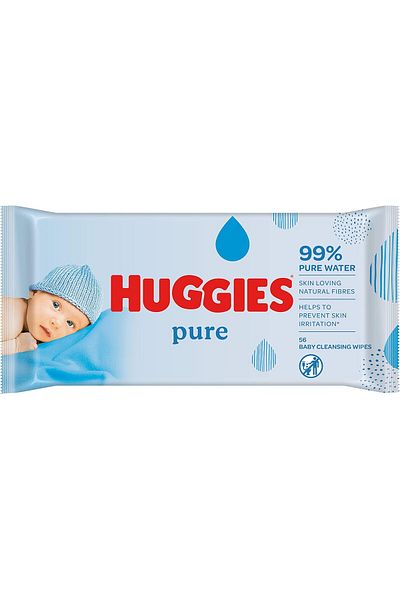 Huggies Pure Baby Wipes, 56 each