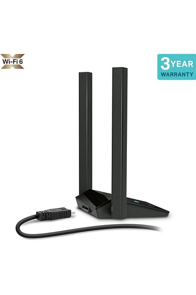 TP-LINK AX1800 Wi-Fi 6 Dual Antennas High Gain Wireless USB 3.0 Adapter, Dual-Band, Auto Driver, MU-