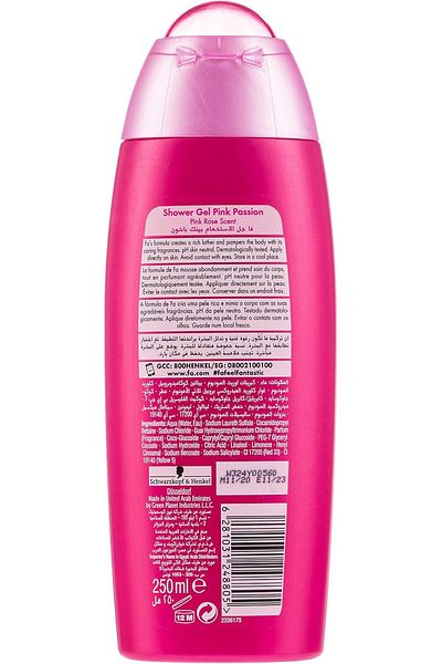 Fa Shower Gel Pink Passion, 250 Ml