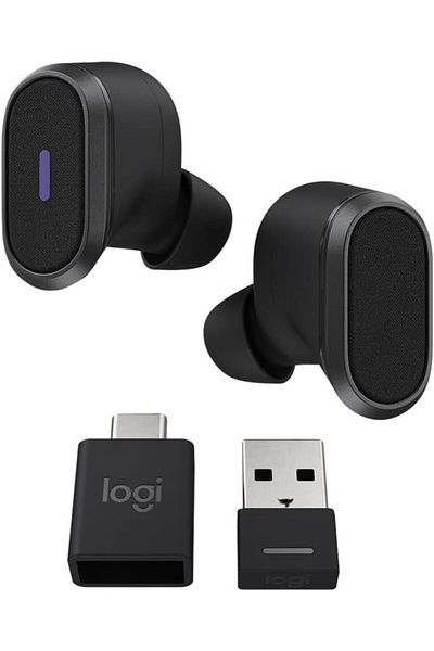 logitech سماعات أذن لاسلكية Zone True 985-001082 باللون الجرافيتي
