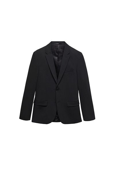 MANGO Herren Blazer Jacke Schwarz -67140625