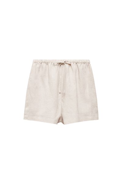 MANGO Spodnie damskie do piżamy Sand 67096042