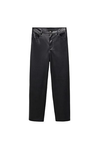 MANGO Women's Black Trousers -67340464