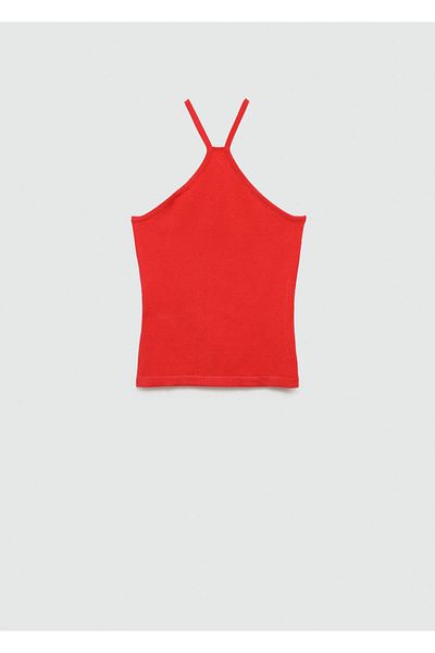 MANGO Woman Rotes Damen-Bustier 67047908