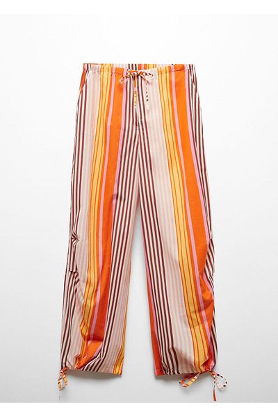 MANGO Orange Women's Trousers 67049226