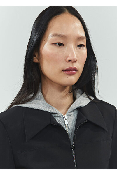 MANGO Woman Siyah Kadın  Ceket 67093696