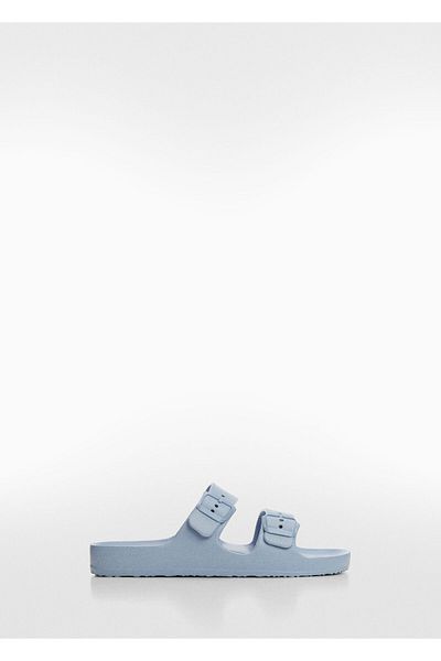 MANGO Dívčí modré porcelánové pantofle - 67046011