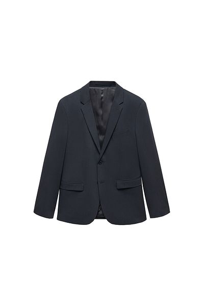MANGO Navy Blue Men's Blazer Jacket 67150622