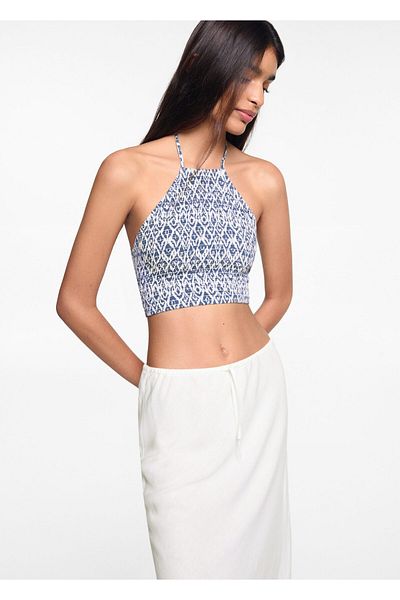 MANGO Woman Kirik White Girl's Skirt 67056744
