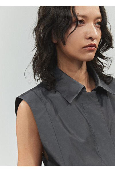 MANGO Gri Kadın Yelek 67063699-92