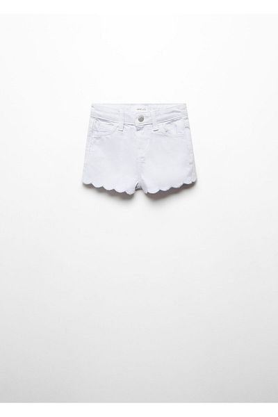 MANGO Pantaloni scurți și bermude albastre pentru fetiță 67096028