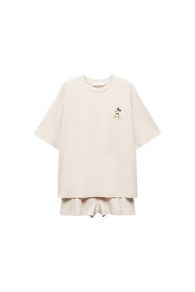 MANGO BEIGE Pyjama-Hose für Damen 67044052