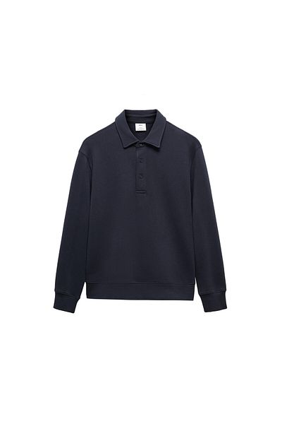 MANGO Woman Ανδρικό φούτερ Navy Blue 67094479