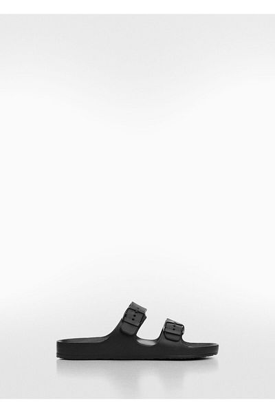 MANGO Schwarze Hausschuhe für Mädchen 67096009